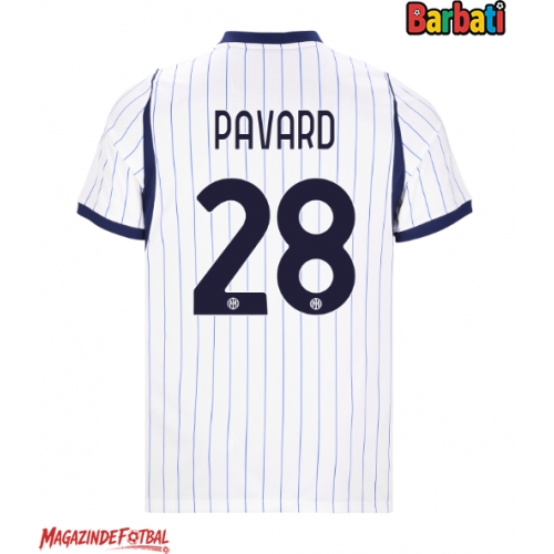 Inter Milan Benjamin Pavard #28 Tricou Fotbal Replică 2026-27 Barbati Deplasare Inter Milan Benjamin Pavard #28 Tricou Fotbal Replică 2026-27 Barbati Deplasare